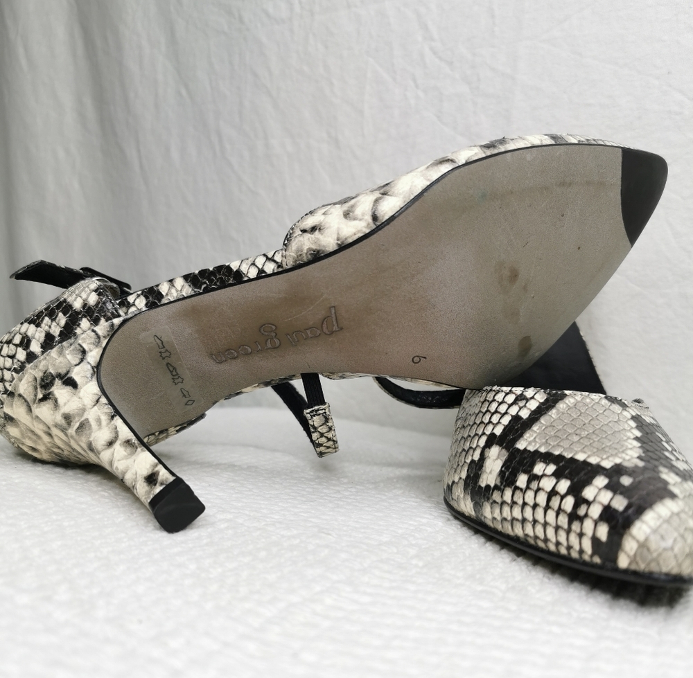 Paul Green "Valetta" Python Leather Pumps - image 5